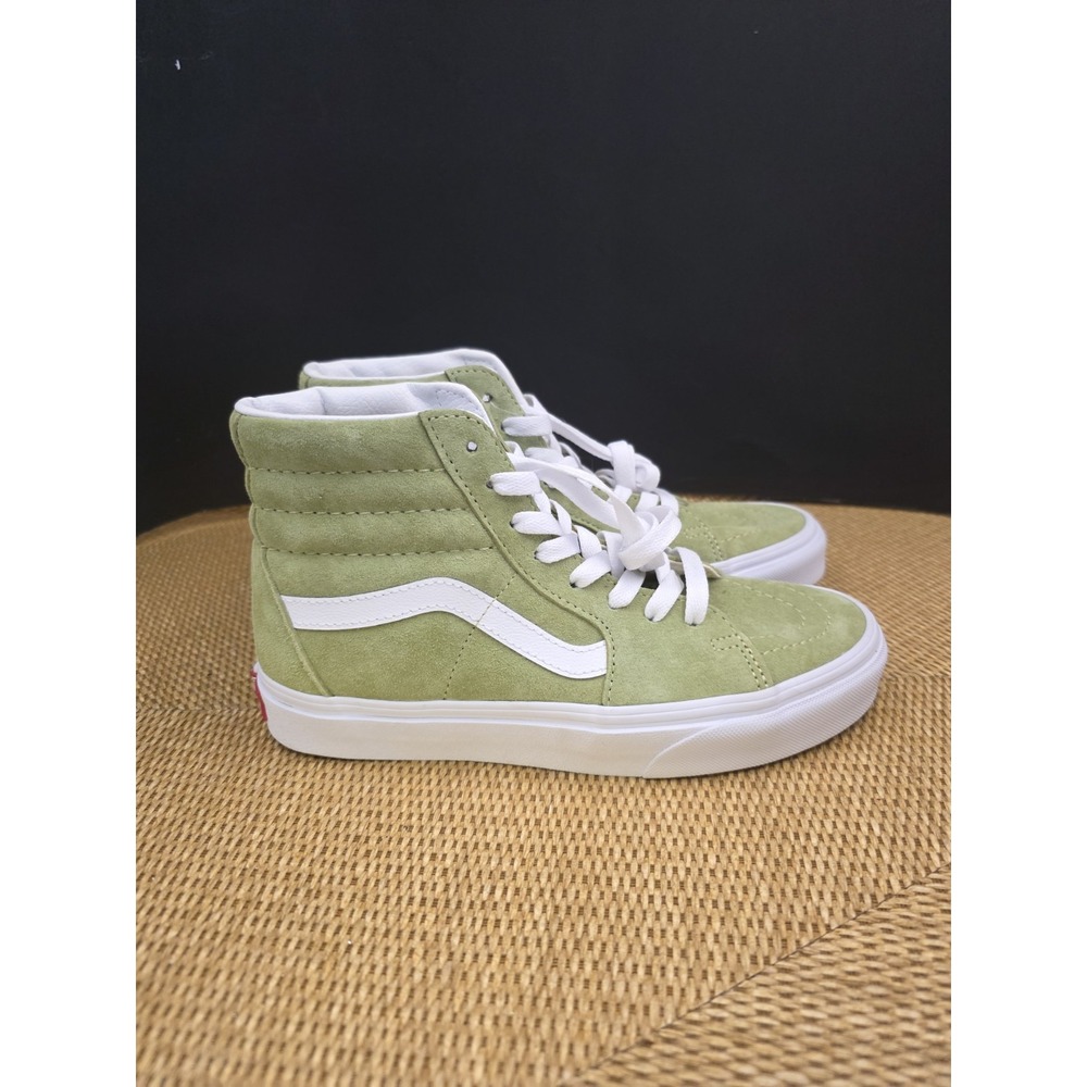 Vans Sk8-Hi Suede Sage Green High Top Shoes Men 5.5 Women 7 Brand New